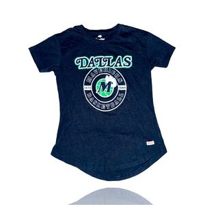 Sportiqe x Dallas Mavericks Collab: Women’s Small: Vintage Style Babydoll Tee